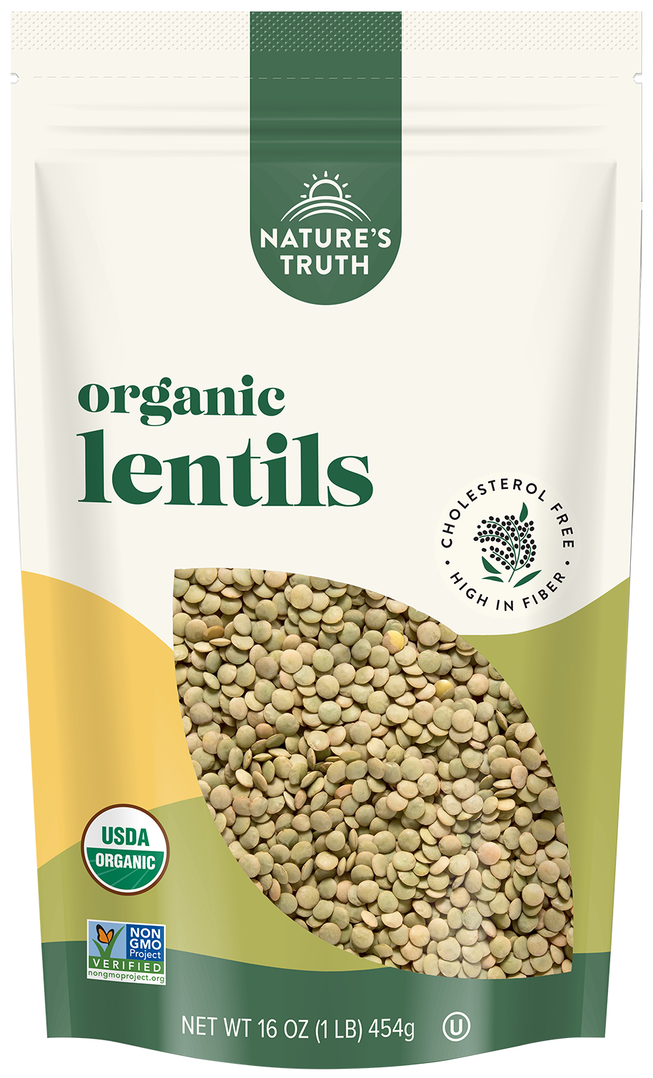 natures truth organic lentils